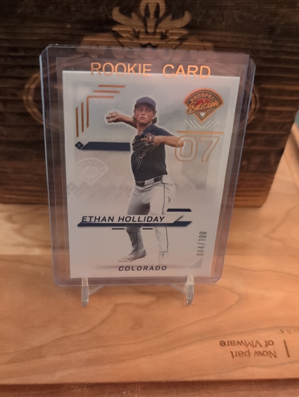 2025 Panini Ethan Holliday Prospect Edition Rookie Card #44/199 Rockies